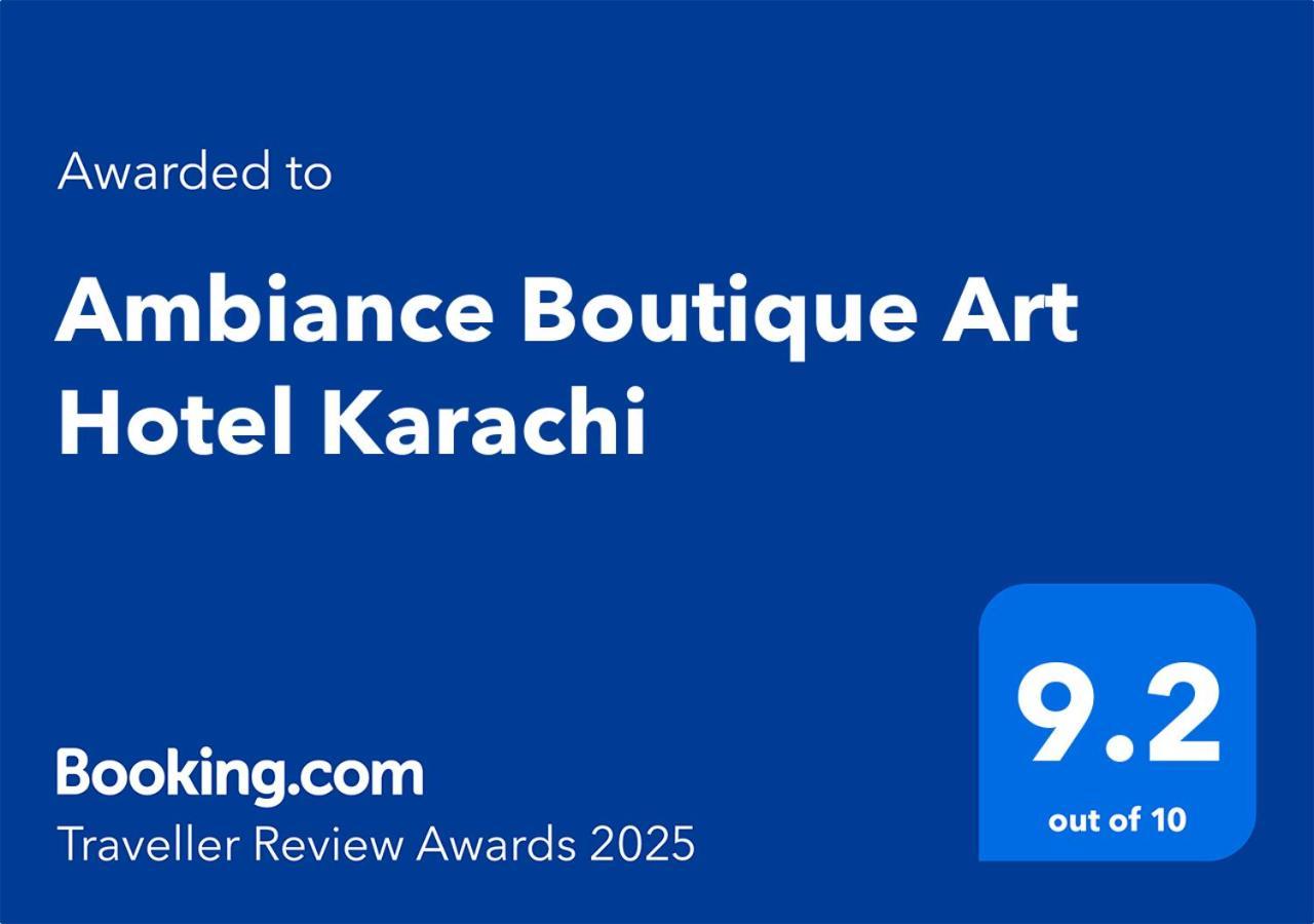 Ambiance Boutique Art Hotel Karachi Extérieur photo